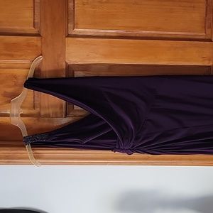 Lauren Ralph lauren size 12 plum maxi dress